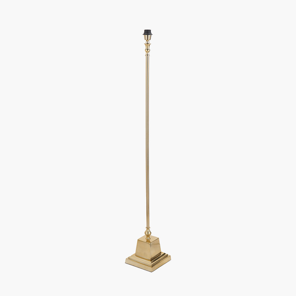 Claudius Gold Metal Stick Floor Lamp