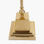 Claudius Gold Metal Stick Floor Lamp