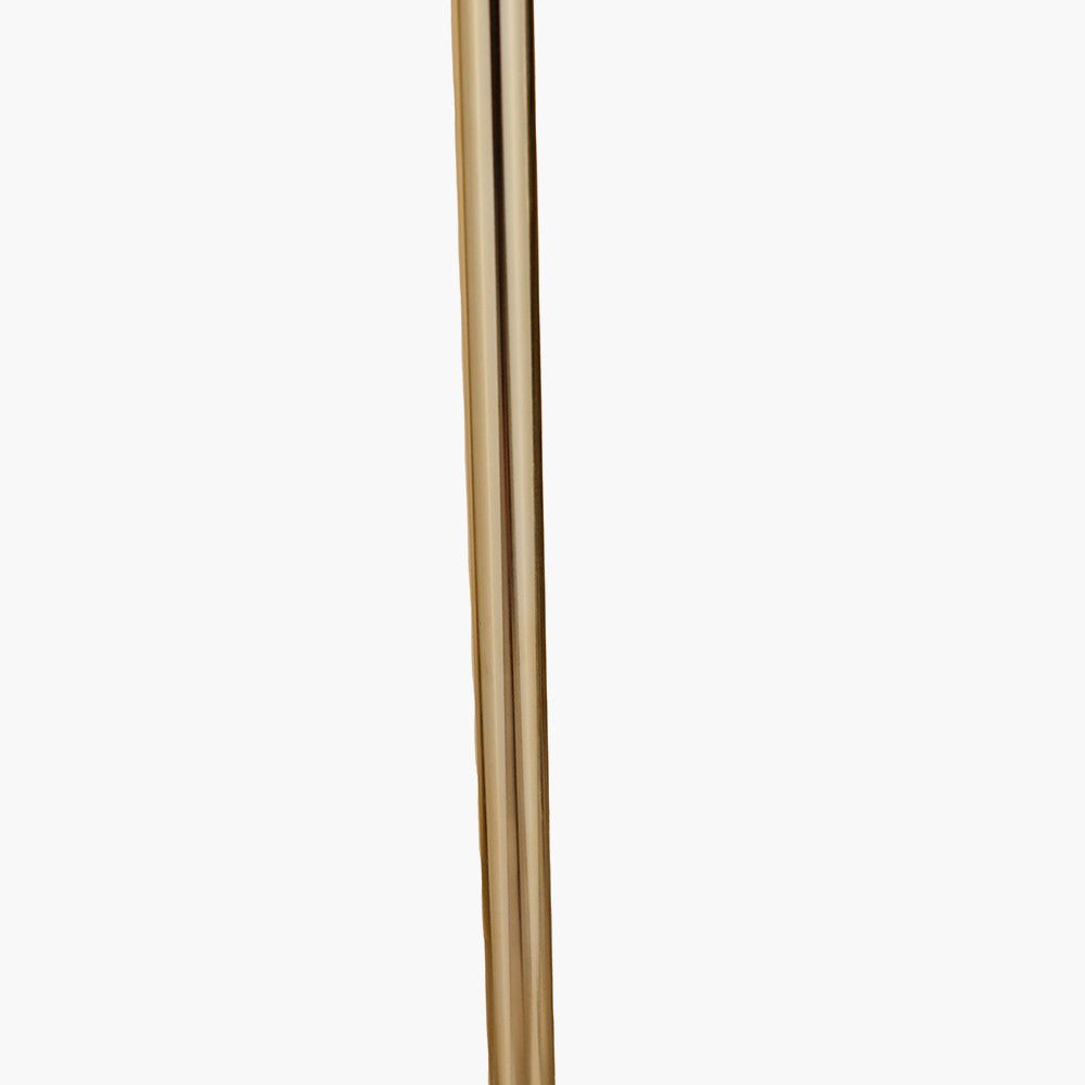 Claudius Gold Metal Stick Floor Lamp