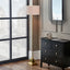 Claudius Gold Metal Stick Floor Lamp