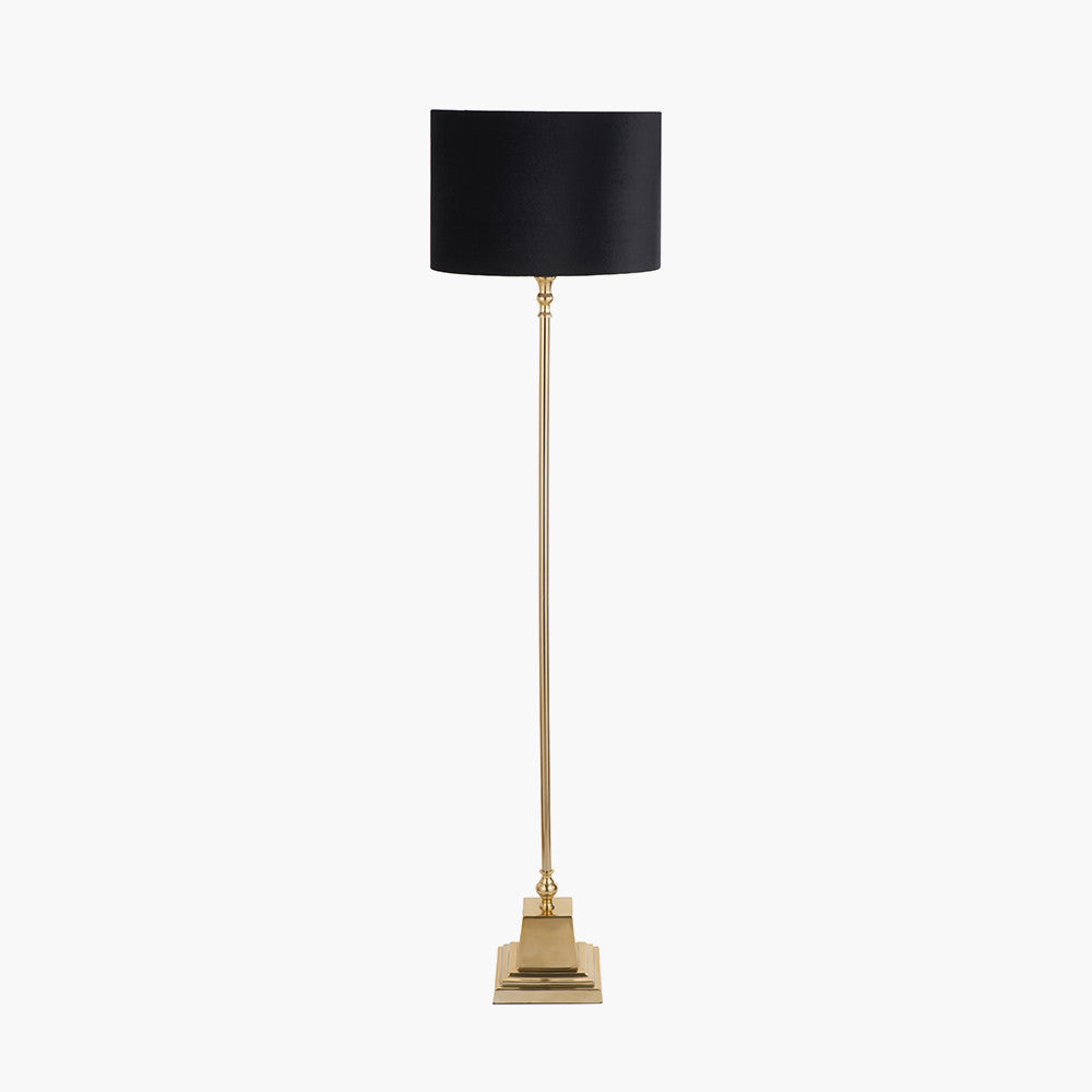 Claudius Gold Metal Stick Floor Lamp