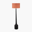 Marin Black Wood Tall Neck Floor Lamp