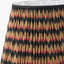 Canterbury Antique Brass Metal Floor Lamp Base with Athira 45cm Multi Chevron Design Mushroom Pleat Tapered Lamp Shade