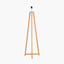Whitby Natural Wood Tapered 4 Post Floor Lamp Base