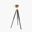 Hereford Gold and Black Tripod Floor Lamp