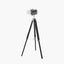 Hereford Silver and Black Tripod Floor Lamp