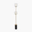 Florence Black Metal & Glass Floor Lamp