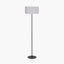 Elin Matt Black & Ivory Floor Lamp