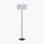 Elin Matt Black & Ivory Floor Lamp