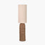 Andros Brown Woven Seagrass Floor Lamp