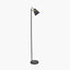 Theia Black and Brushed Brass Task Floor Lamp