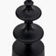 Emilio Matt Black Candlestick Floor Lamp Base with Martigues 45cm Taupe Boucle Tapered Lampshade