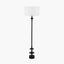 Emilio Matt Black Candlestick Floor Lamp Base