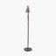 Emiliano Antique Bronze and Antique Brass Adjustable Task Floor Lamp