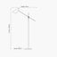 Emiliano Antique Bronze and Antique Brass Adjustable Task Floor Lamp