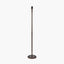 Piero Antique Bronze Metal Candlestick Floor Lamp Base