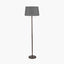 Piero Antique Bronze Metal Candlestick Floor Lamp Base