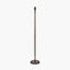 Piero Antique Bronze Metal Candlestick Floor Lamp Base