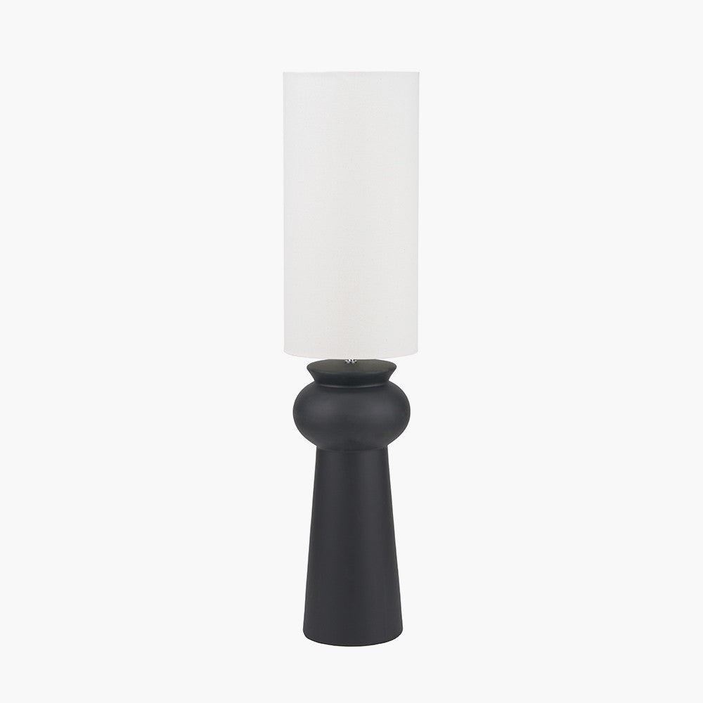 Sloane Black Contemporary Ceramic Floor Lamp