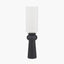 Sloane Black Contemporary Ceramic Floor Lamp