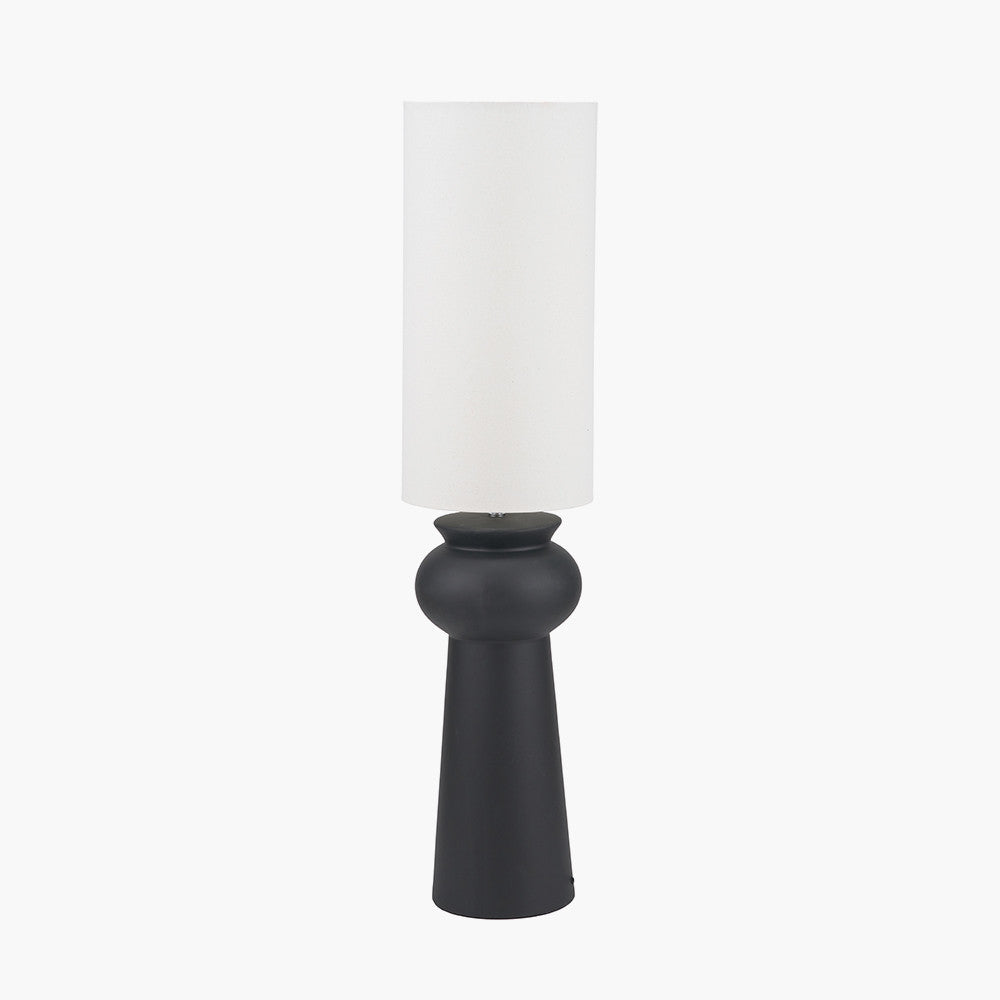 Sloane Black Contemporary Ceramic Floor Lamp