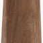 Esha Natural Conical Wood Floor Lamp Base with Lino 50cm White Self Lined Linen Cylinder Lampshade