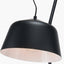 Amalie Black Metal Retro Task Floor Lamp