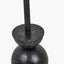 Vala Graphite Metal Textured Effect Ball Floor Lamp