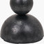 Vala Graphite Metal Textured Effect Ball Floor Lamp