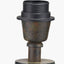 Arbor Verdi Gris Metal Conical Floor Lamp Base with Milos 50cm Pistachio Green Linen Tapered Lampshade