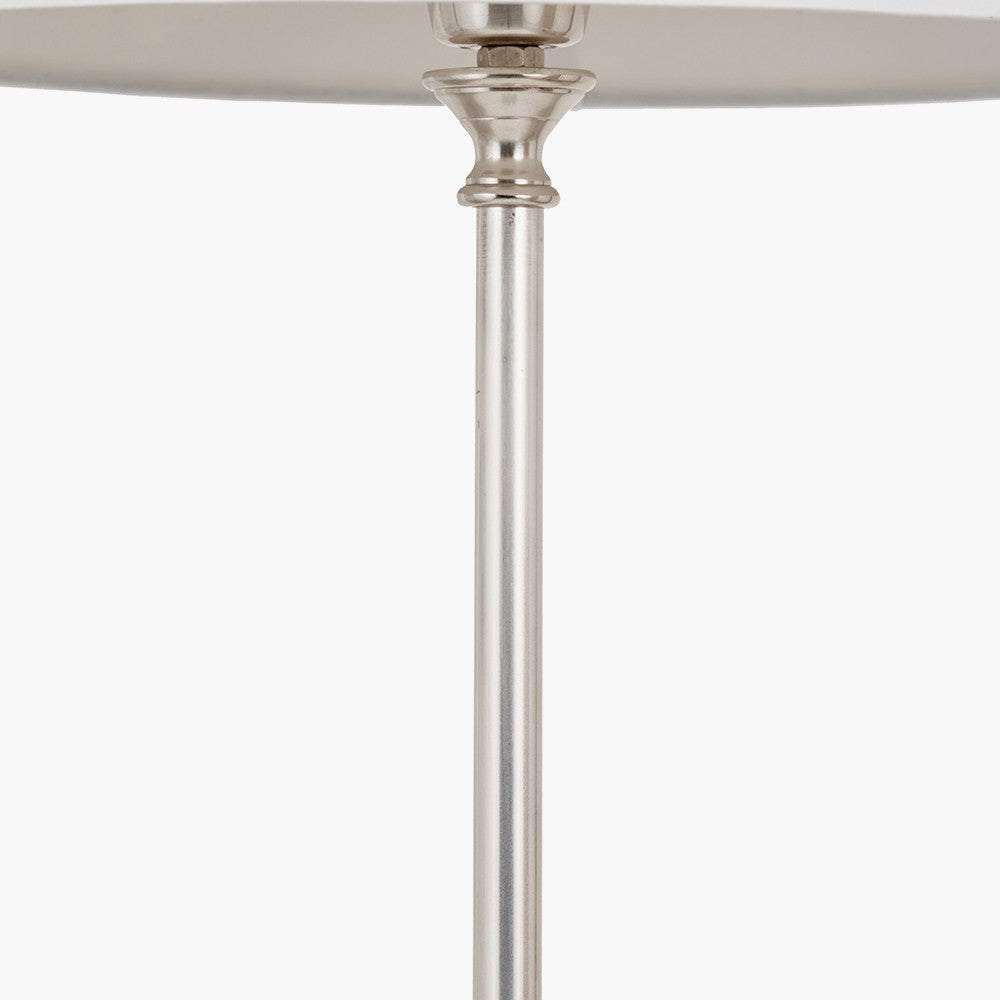 Auden Silver Metal Stick Floor Lamp Base