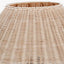 Hali Rattan Base and Shade Floor Lamp