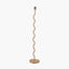 Palau Rattan Wave Floor Lamp Base