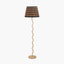 Palau Rattan Wave Floor Lamp Base