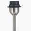 Salvatore Antique Silver Metal Floor Lamp Base