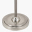 Salvatore Antique Silver Metal Floor Lamp Base