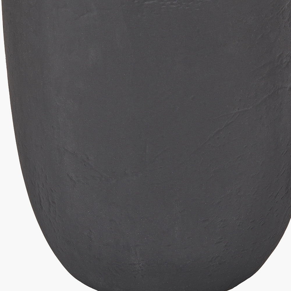 Erika Black Vintage Textured Ceramic Floor Lamp