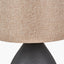 Erika Black Vintage Textured Ceramic Floor Lamp