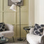 Ari Black Metal Curved Arm Floor Lamp