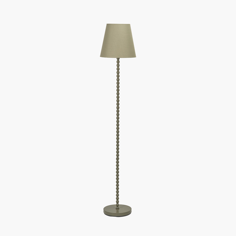 Sophia Olive Metal Bobble Floor Lamp