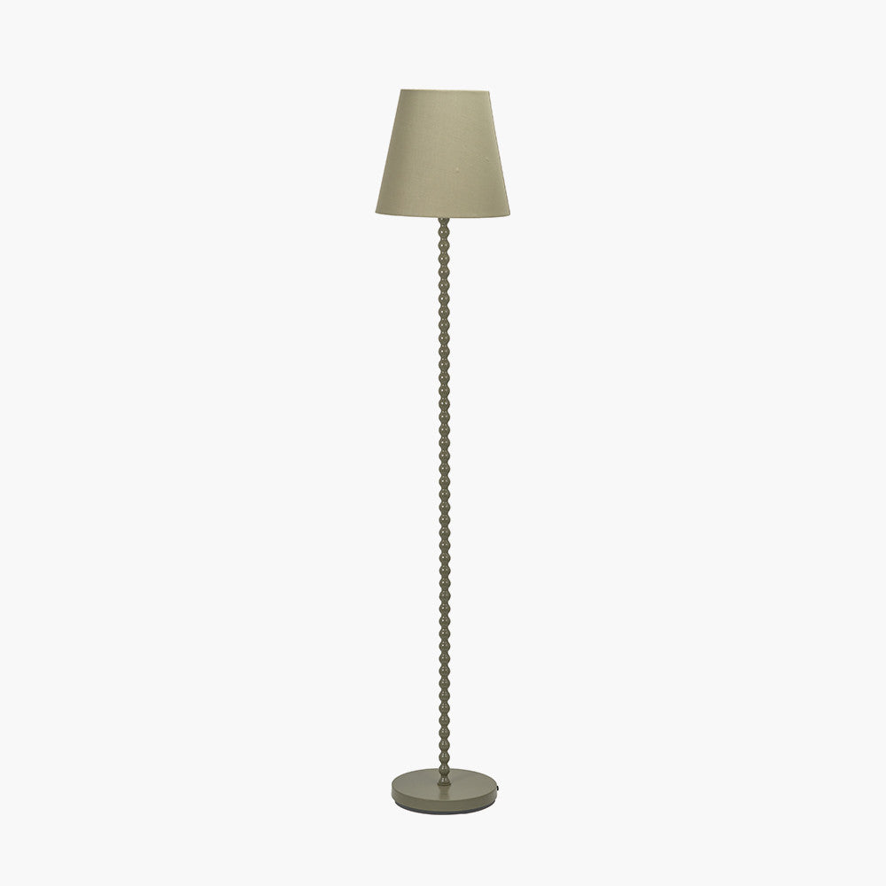 Sophia Olive Metal Bobble Floor Lamp