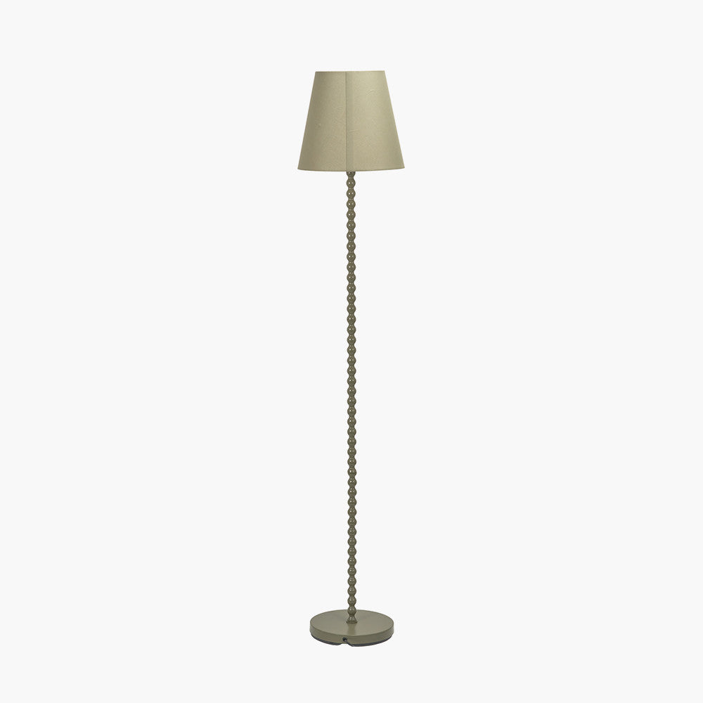 Sophia Olive Metal Bobble Floor Lamp