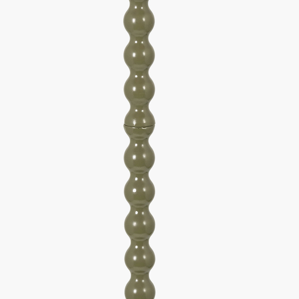 Sophia Olive Metal Bobble Floor Lamp