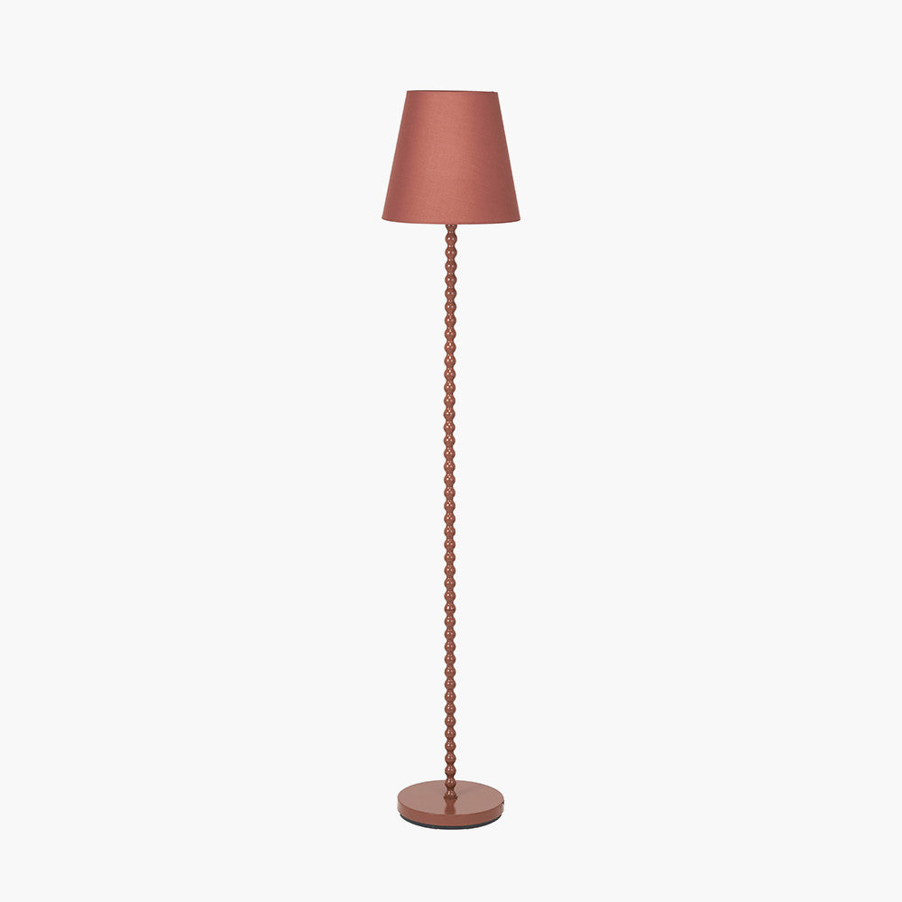 Sophia Terracotta Metal Bobble Floor Lamp