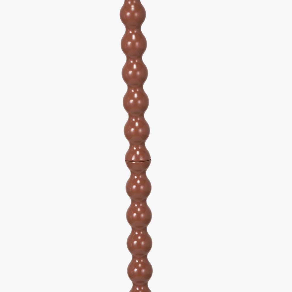 Sophia Terracotta Metal Bobble Floor Lamp
