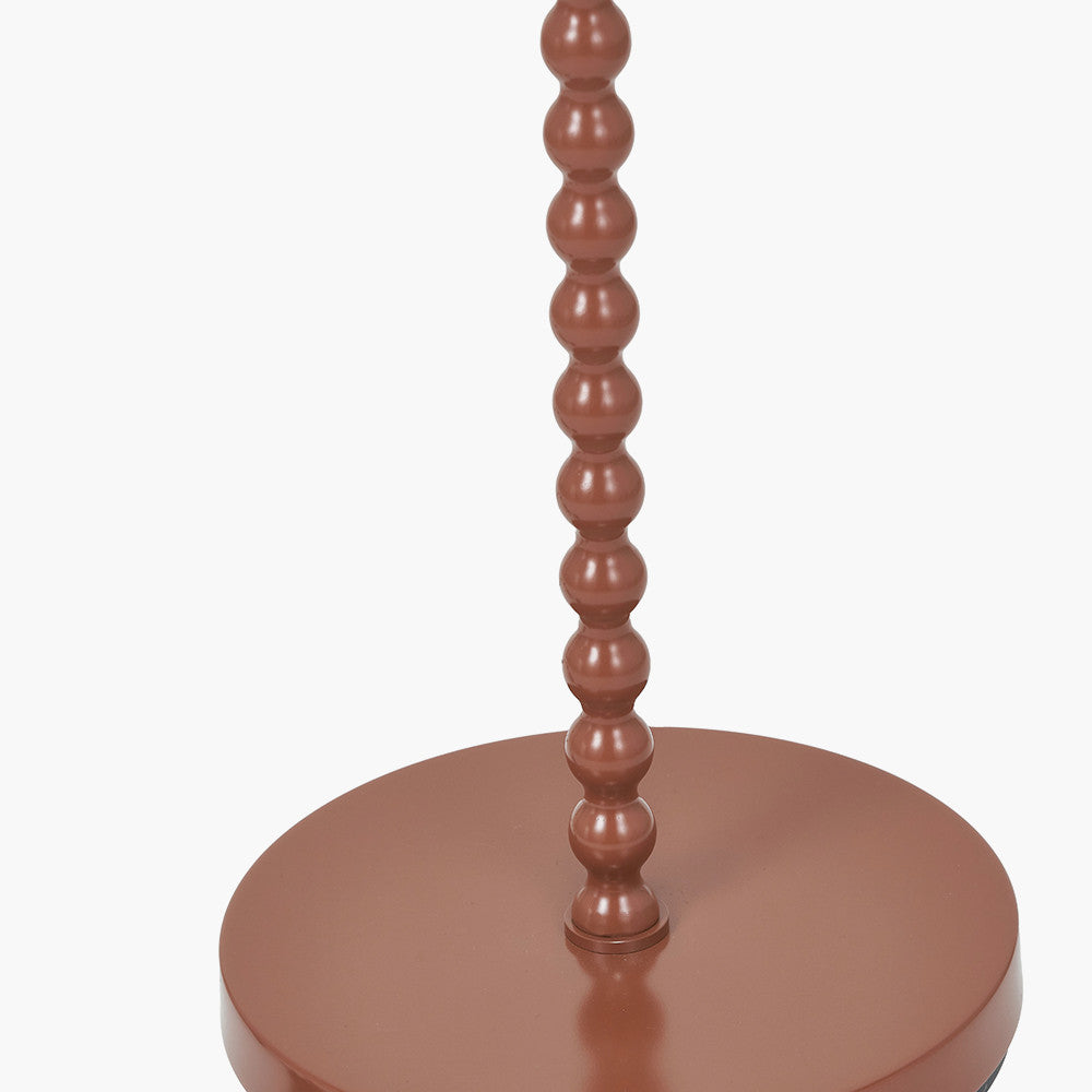 Sophia Terracotta Metal Bobble Floor Lamp