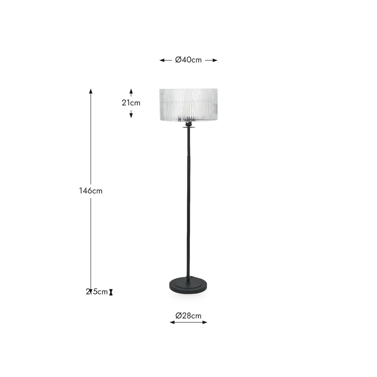 Mirissa Bitter Chocolate Slubby Handloom Fabric Floor Lamp