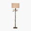 Bali Verdi Gris Metal Palm Tree Floor Lamp Base
