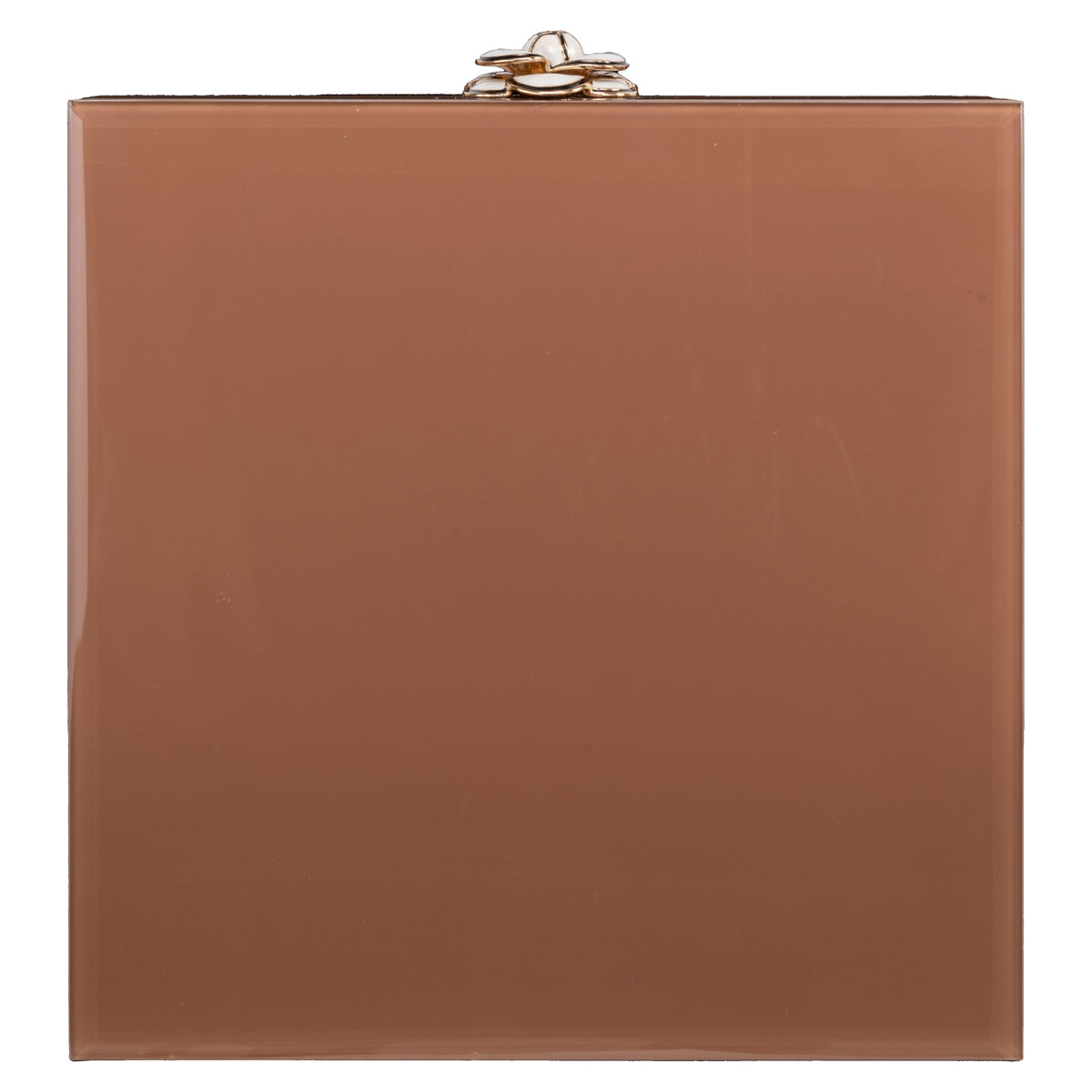 Storage box Floral brown large