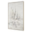 Hours In Silence Abstract Framed Canvas